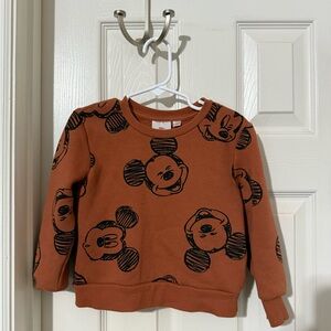 Mickey Mouse Brown Sweatshirt